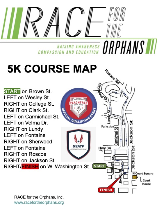 RACE Course - RACE for the Orphans